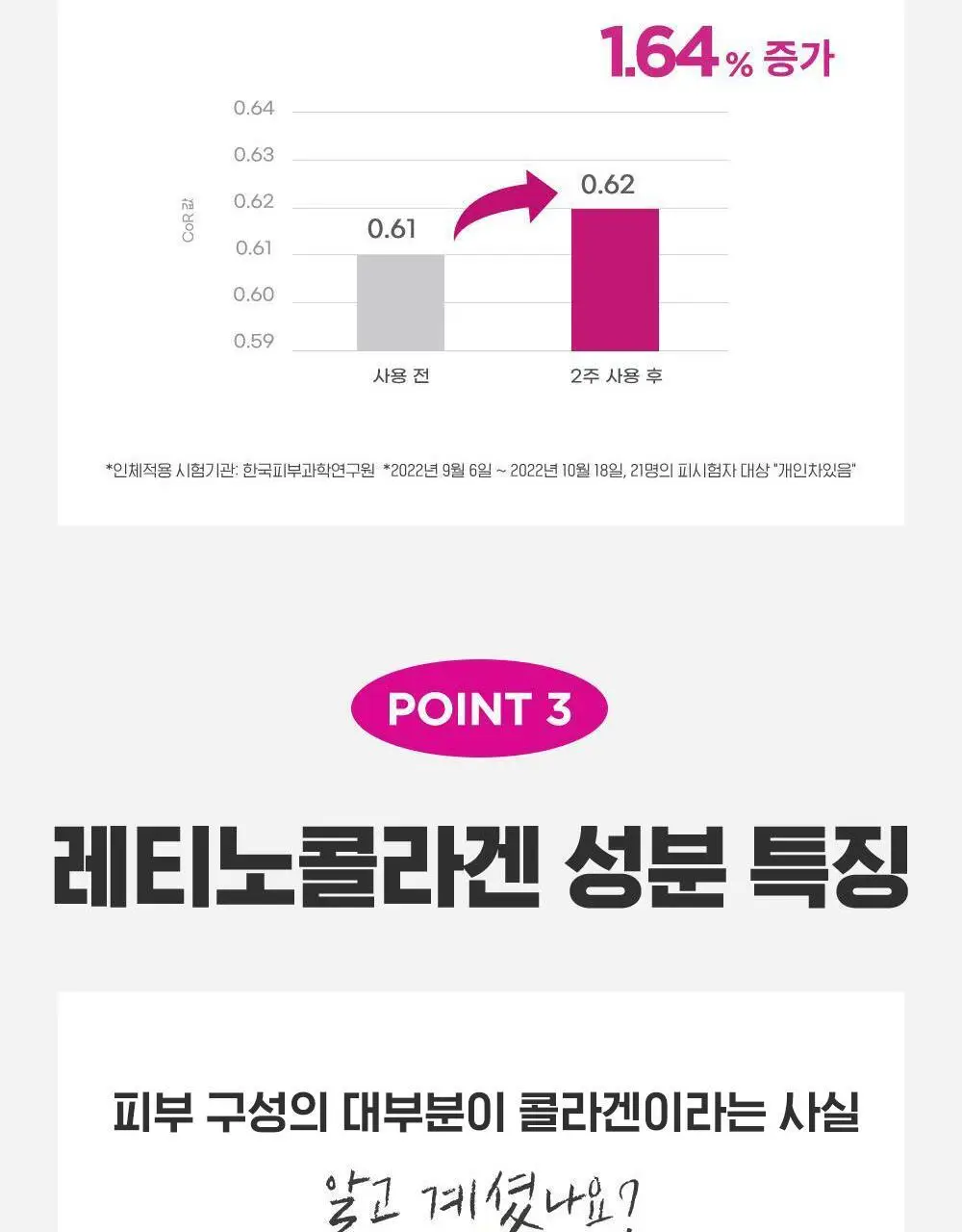 [대용량] CKD 레티노콜라겐 저분자 300 모공탄력 마스크 10매 상세페이지 22